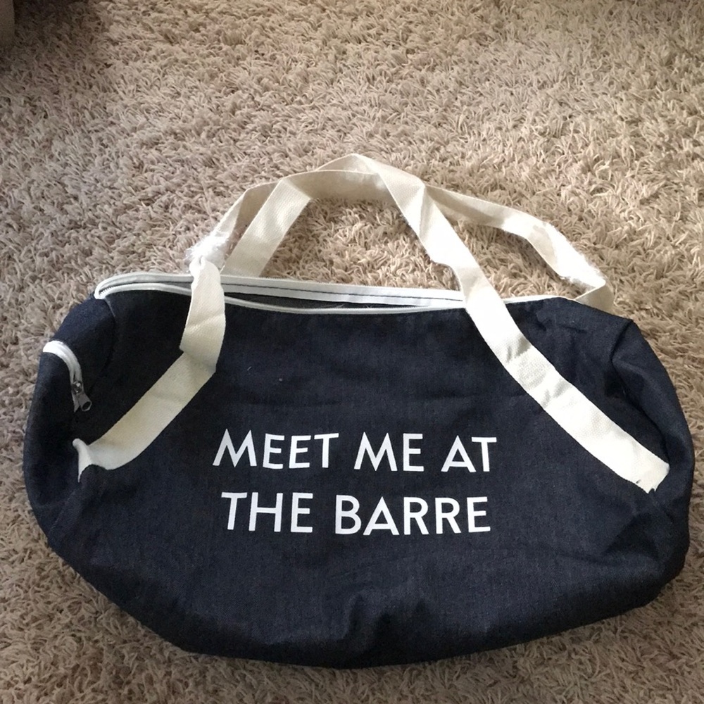 Meet me at the Barre Small Duffel Bag